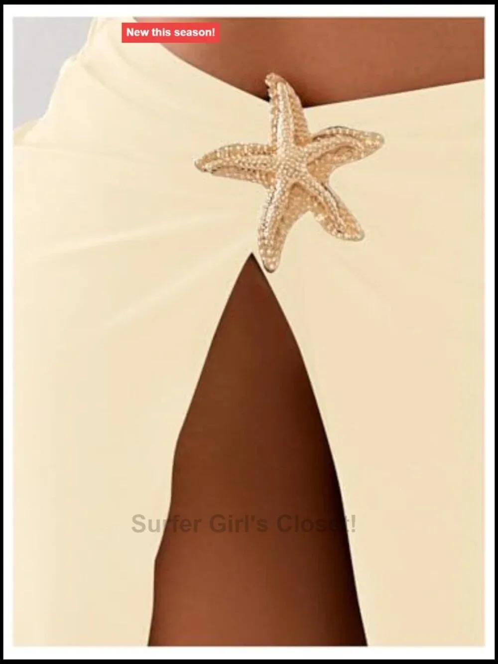 Women's Starfish Split Thigh Beach Skirt Cover Up